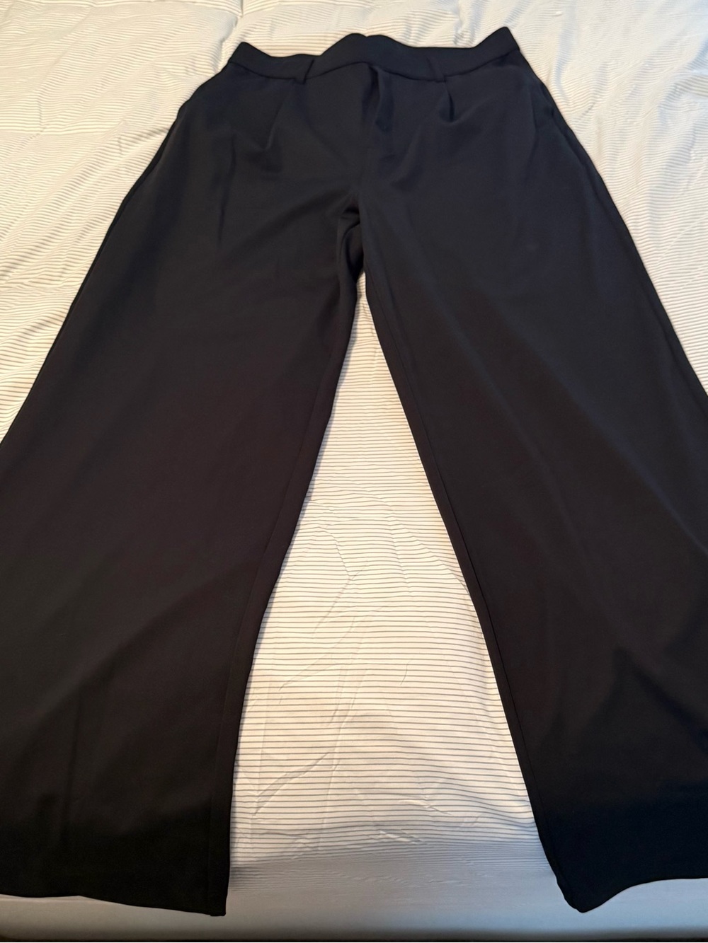 NWOT HALARA Women's Wide-Leg Pants in Black Size M Tall
